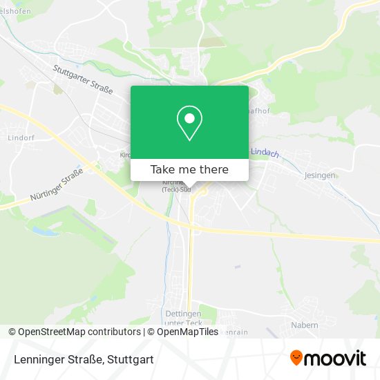 Lenninger Straße map