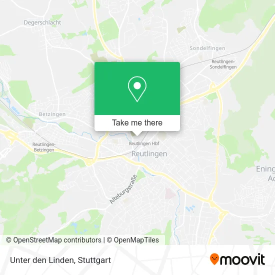 Карта Unter den Linden