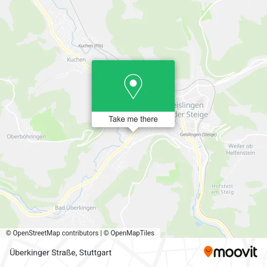 Карта Überkinger Straße