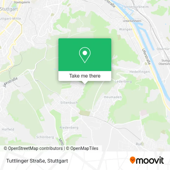 Карта Tuttlinger Straße