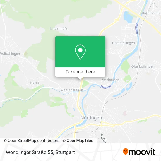 Карта Wendlinger Straße 55