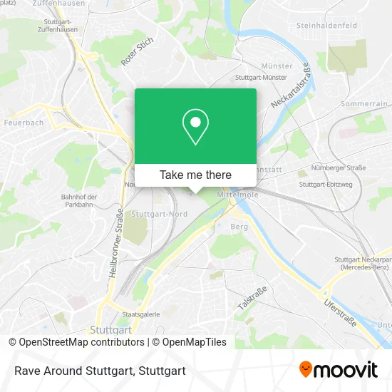 Карта Rave Around Stuttgart