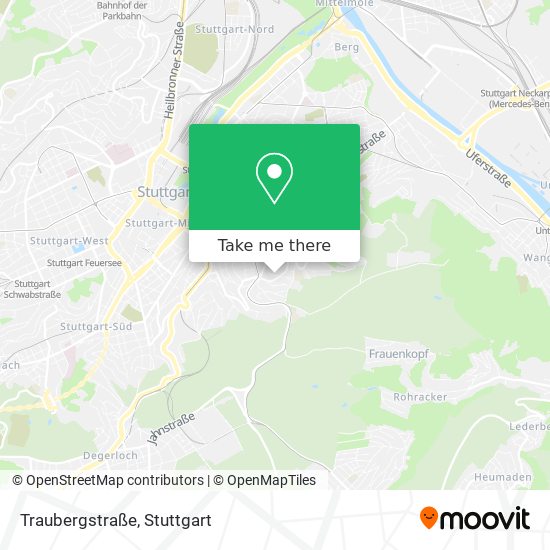 Карта Traubergstraße
