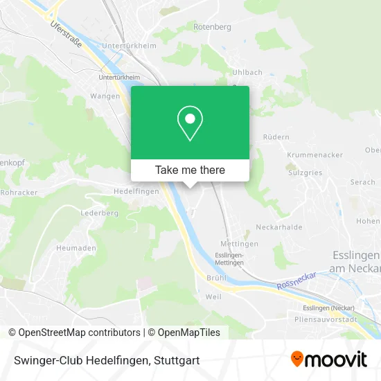 Карта Swinger-Club Hedelfingen