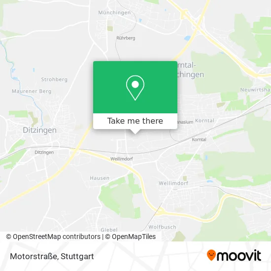 Карта Motorstraße