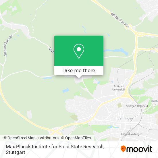 Max Planck Institute for Solid State Research map