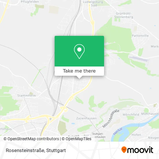 Карта Rosensteinstraße