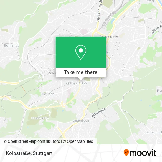 Карта Kolbstraße