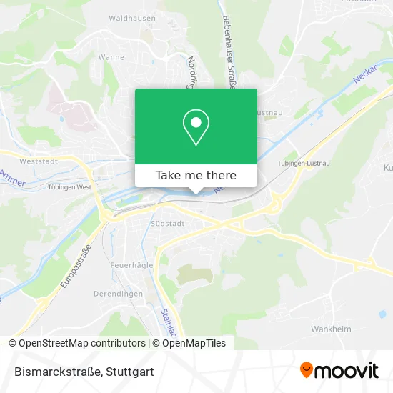 Карта Bismarckstraße