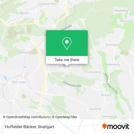 Hoffelder Bäcker map
