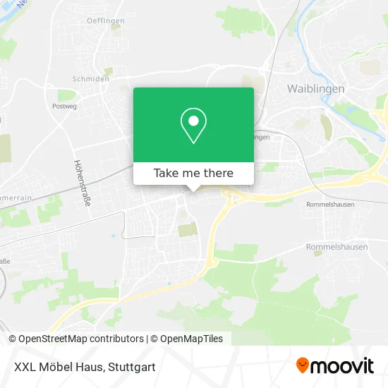 Карта XXL Möbel Haus