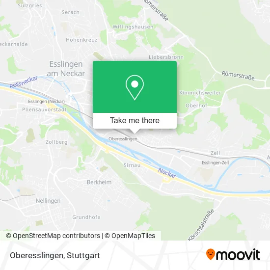 Карта Oberesslingen