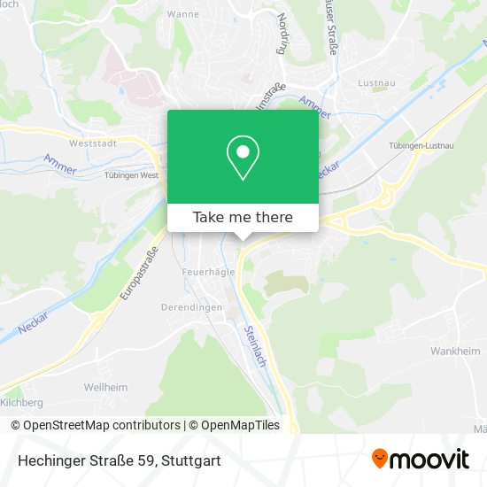Hechinger Straße 59 map