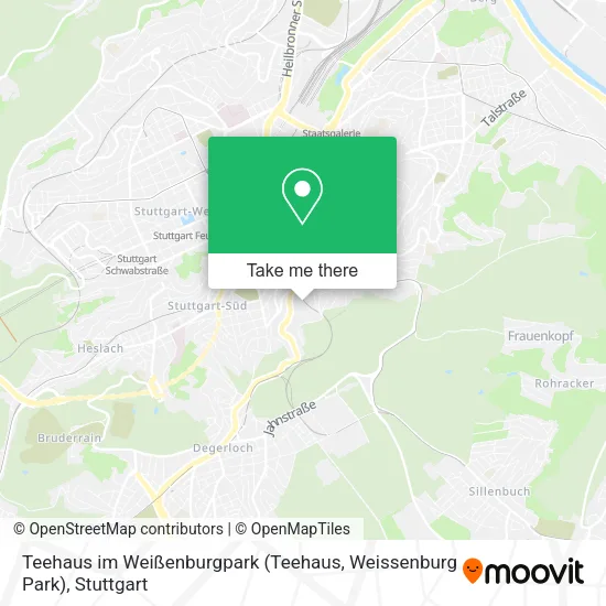 Карта Teehaus im Weißenburgpark (Teehaus, Weissenburg Park)