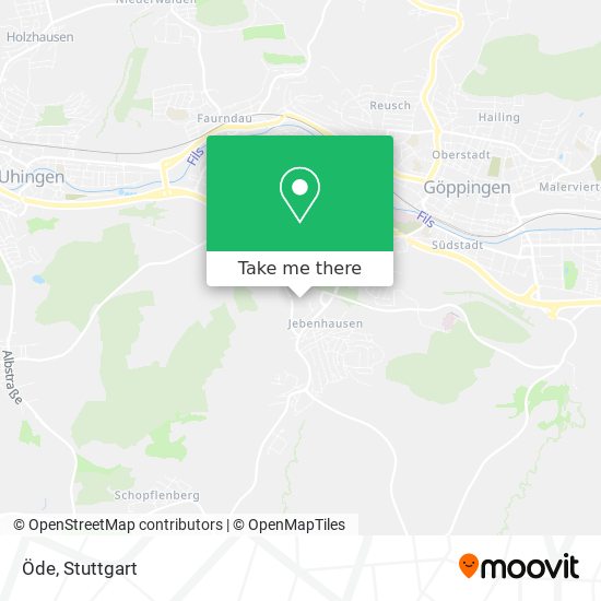 Карта Öde