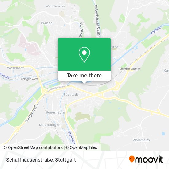 Schaffhausenstraße map
