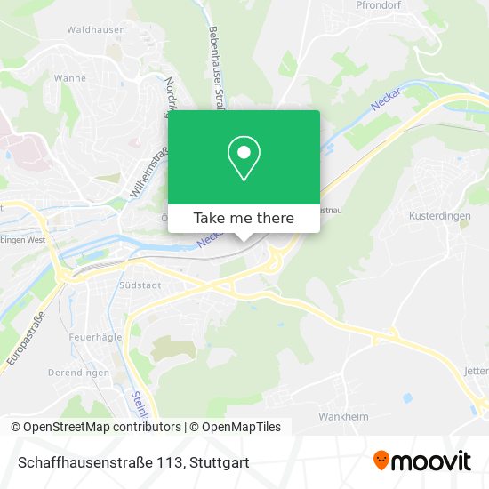 Schaffhausenstraße 113 map