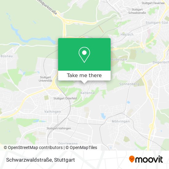 Schwarzwaldstraße map
