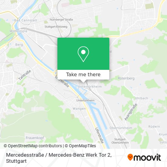 Mercedesstraße / Mercedes-Benz Werk Tor 2 map