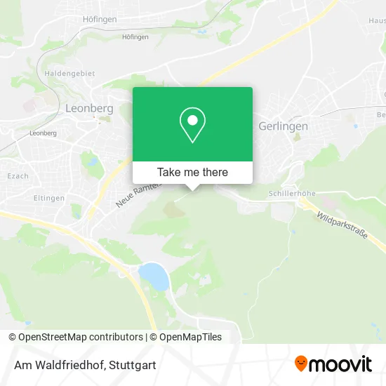 Карта Am Waldfriedhof