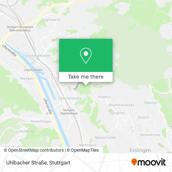 Карта Uhlbacher Straße