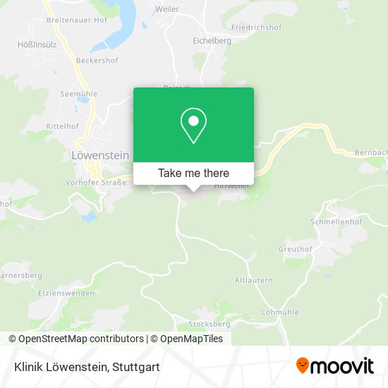Klinik Löwenstein map
