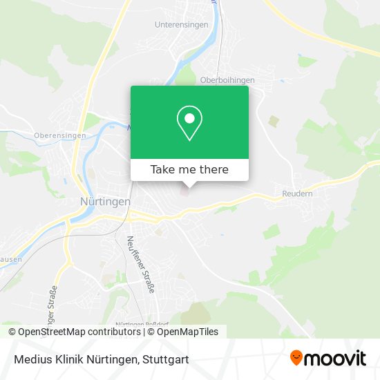 Medius Klinik Nürtingen map