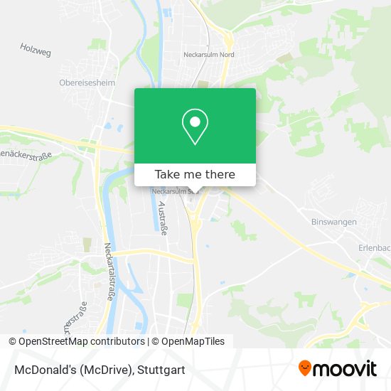 McDonald's (McDrive) map