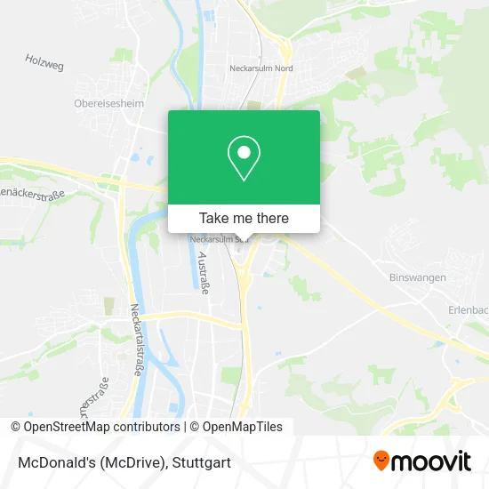 Карта McDonald's (McDrive)