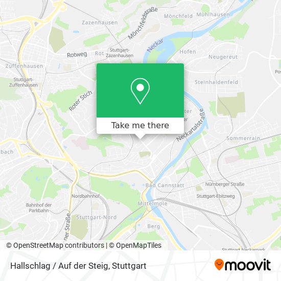 Hallschlag / Auf der Steig map