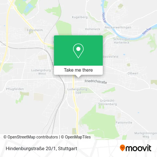 Карта Hindenburgstraße 20/1