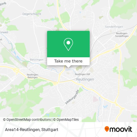 Карта Area14-Reutlingen