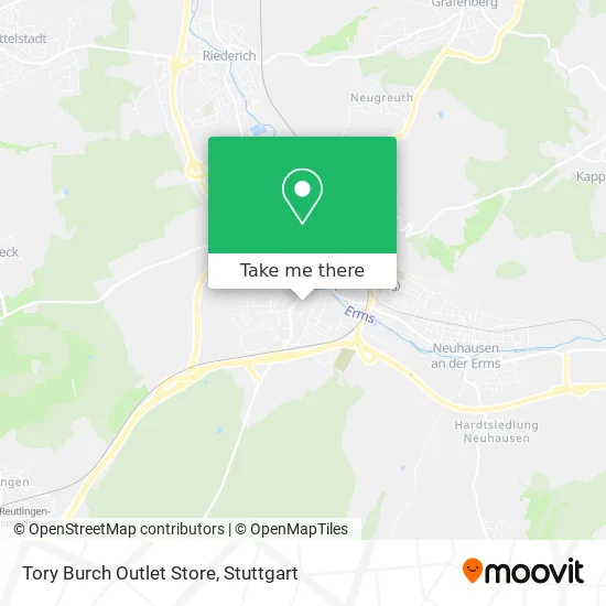 Tory Burch Outlet Store map