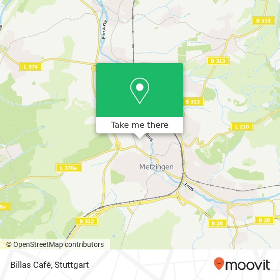 Billas Café, Gutenbergstraße 10 72555 Metzingen map