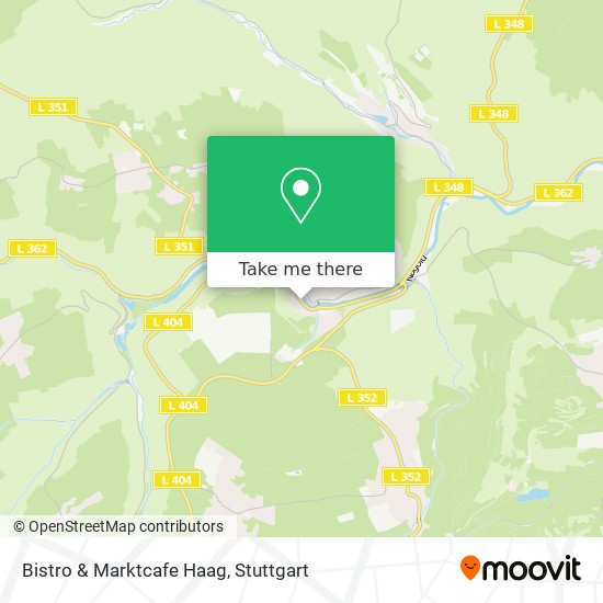 Bistro & Marktcafe Haag map