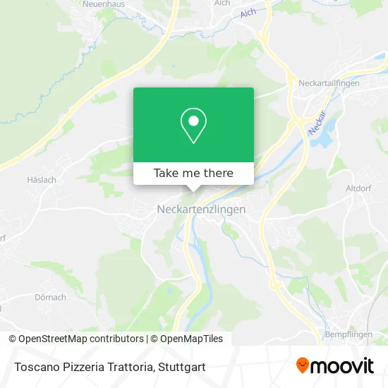 Карта Toscano Pizzeria Trattoria