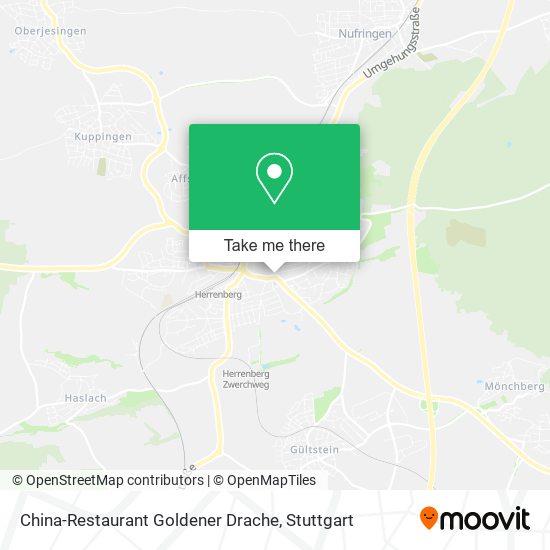 China-Restaurant Goldener Drache map