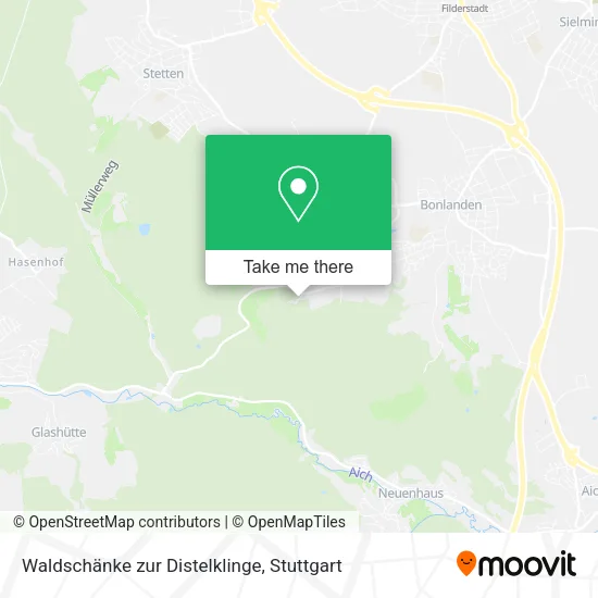 Карта Waldschänke zur Distelklinge