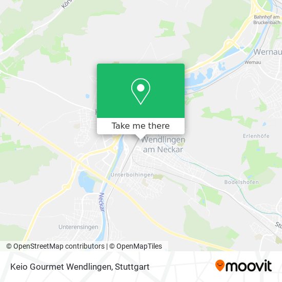 Keio Gourmet Wendlingen map