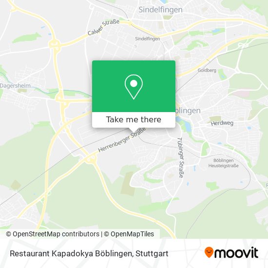 Restaurant Kapadokya Böblingen map