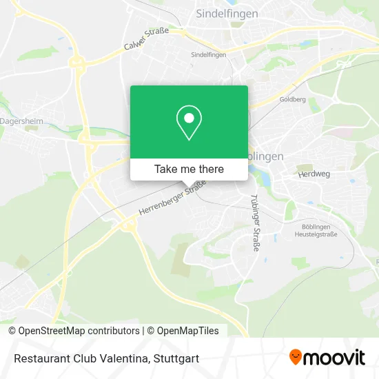 Restaurant Club Valentina map