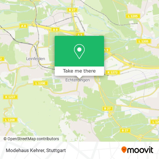 Modehaus Kehrer map