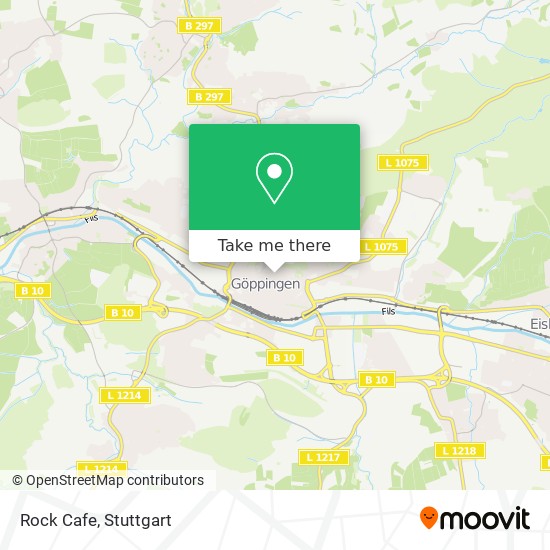 Rock Cafe map