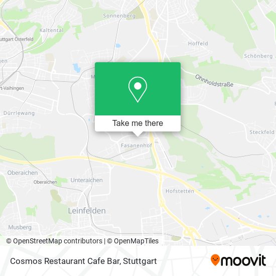 Cosmos Restaurant Cafe Bar map
