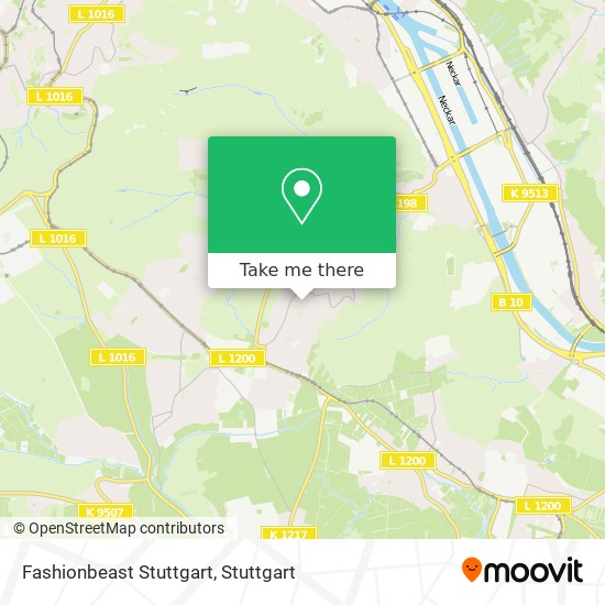 Fashionbeast Stuttgart map