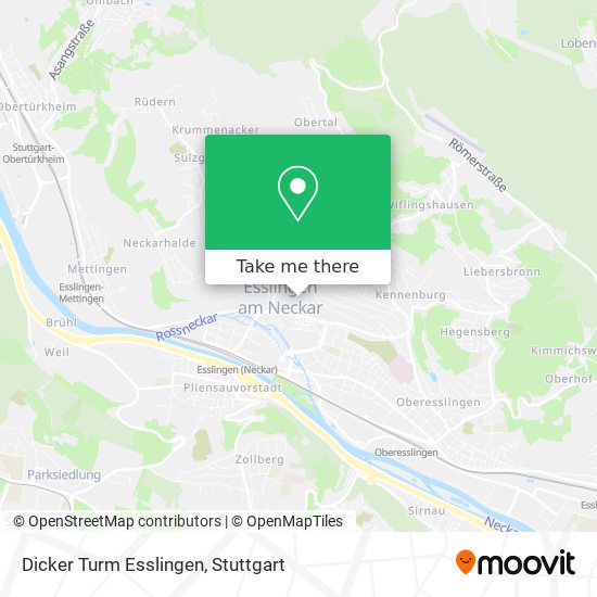 Dicker Turm Esslingen map