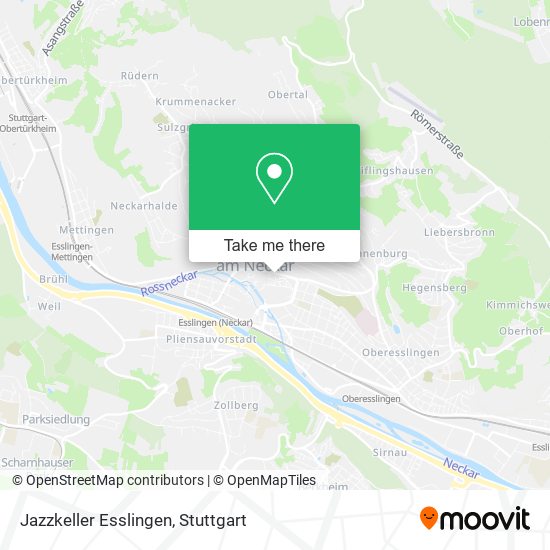 Jazzkeller Esslingen map