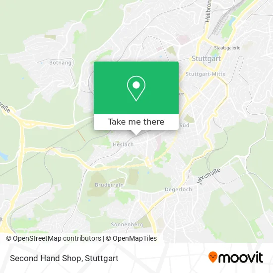 Карта Second Hand Shop