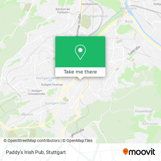 Карта Paddy's Irish Pub