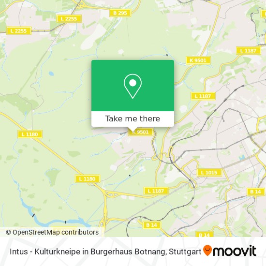 Intus - Kulturkneipe in Burgerhaus Botnang map